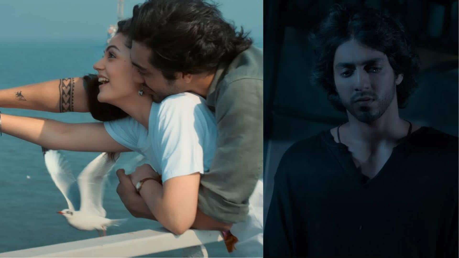 Ahaan-Aneet's breakup tale stuns fans in 'Saiyaara' title track Ahaan-Aneet's breakup tale stuns fans in 'Saiyaara' title track