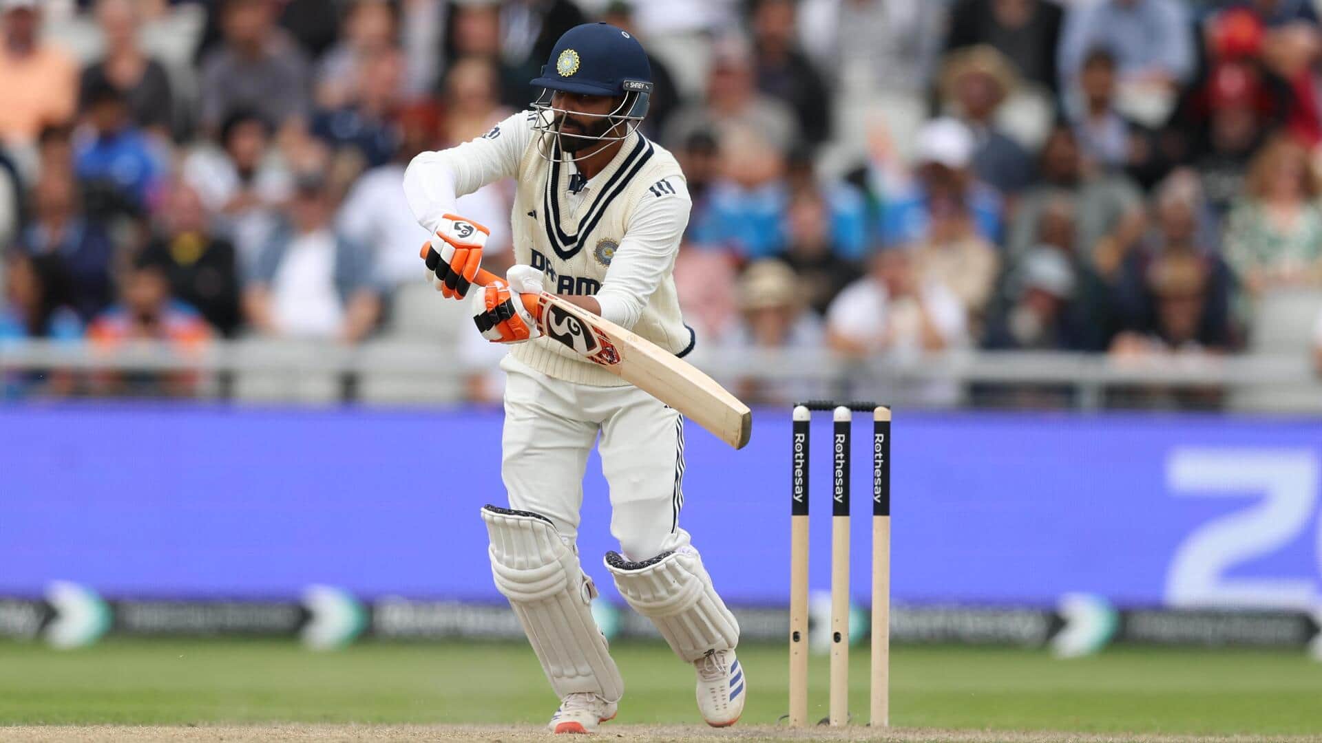 Manchester Test, Ravindra Jadeja defies England with fighting century: Stats Manchester Test, Ravindra Jadeja defies England with fighting century: Stats
