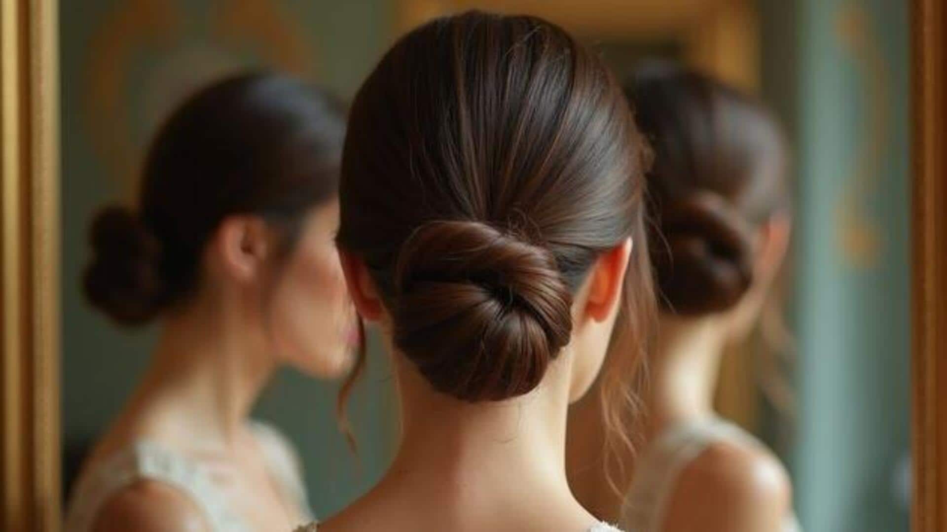 Hairstyle: How to master a minimalist bun 