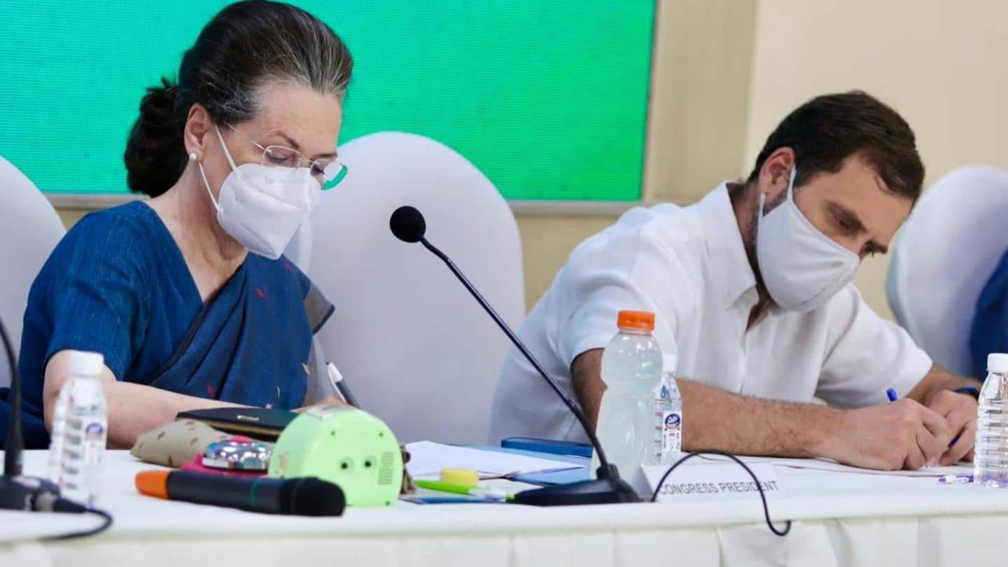 Sonia Gandhi chairs key Congress meeting after election losses