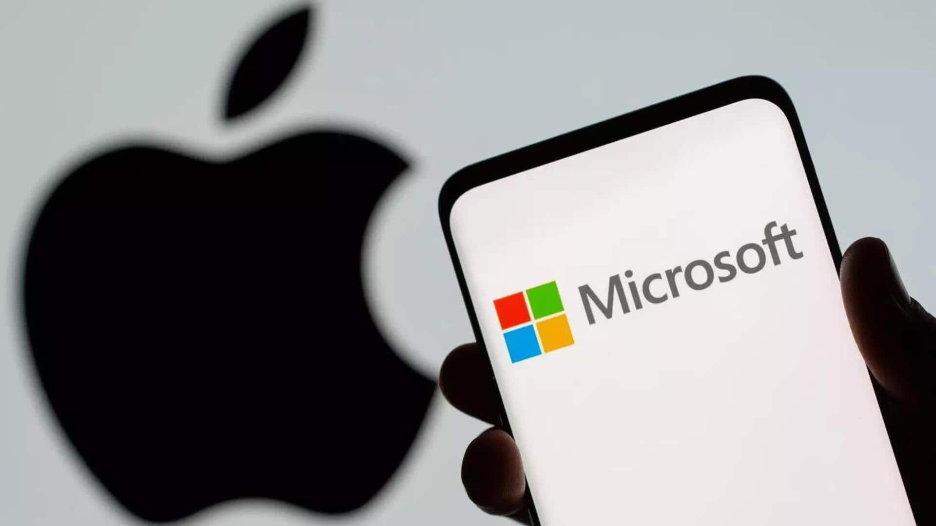 Microsoft might surpass Apple as world's largest stock: Here's why