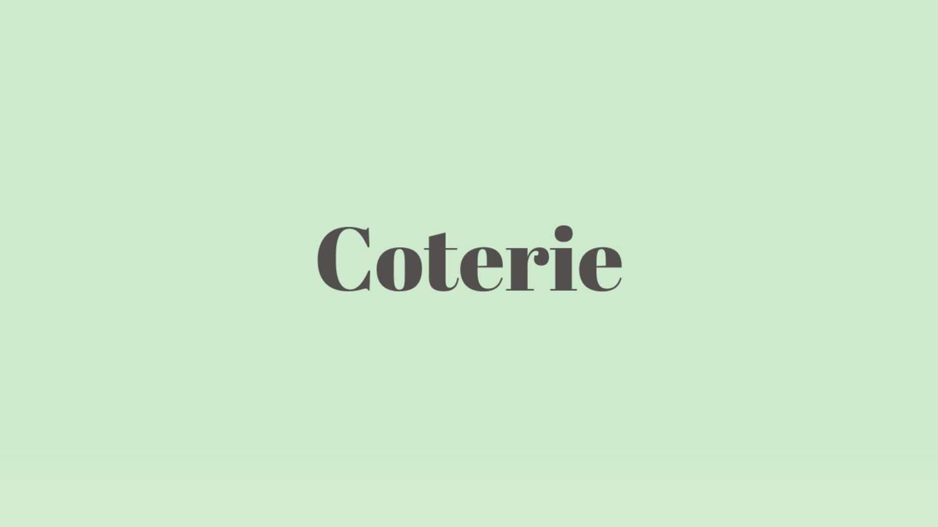 Word of the Day: Coterie