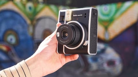Fujifilm's latest instant camera has a retro design, selfie mode
