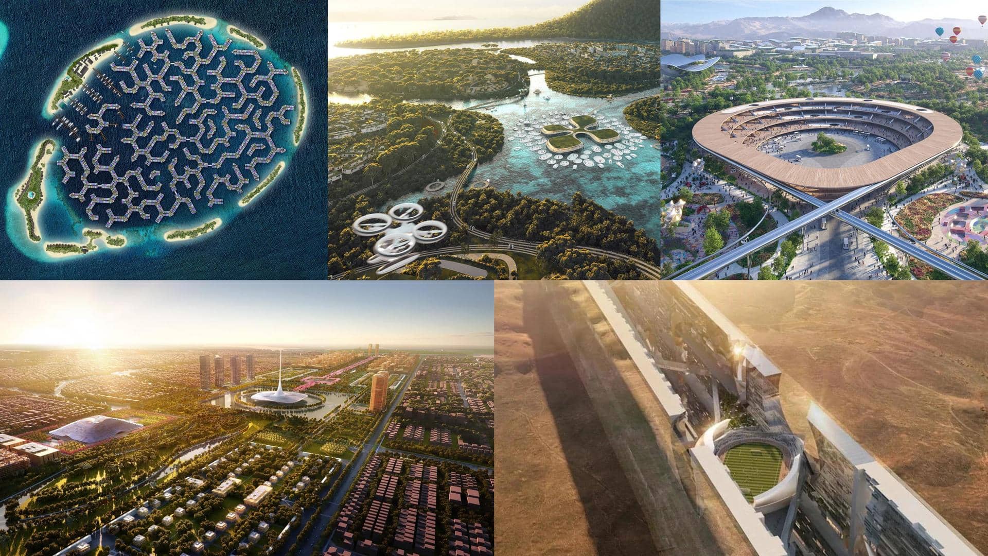 What is so special about these futuristic, ultra-modern cities