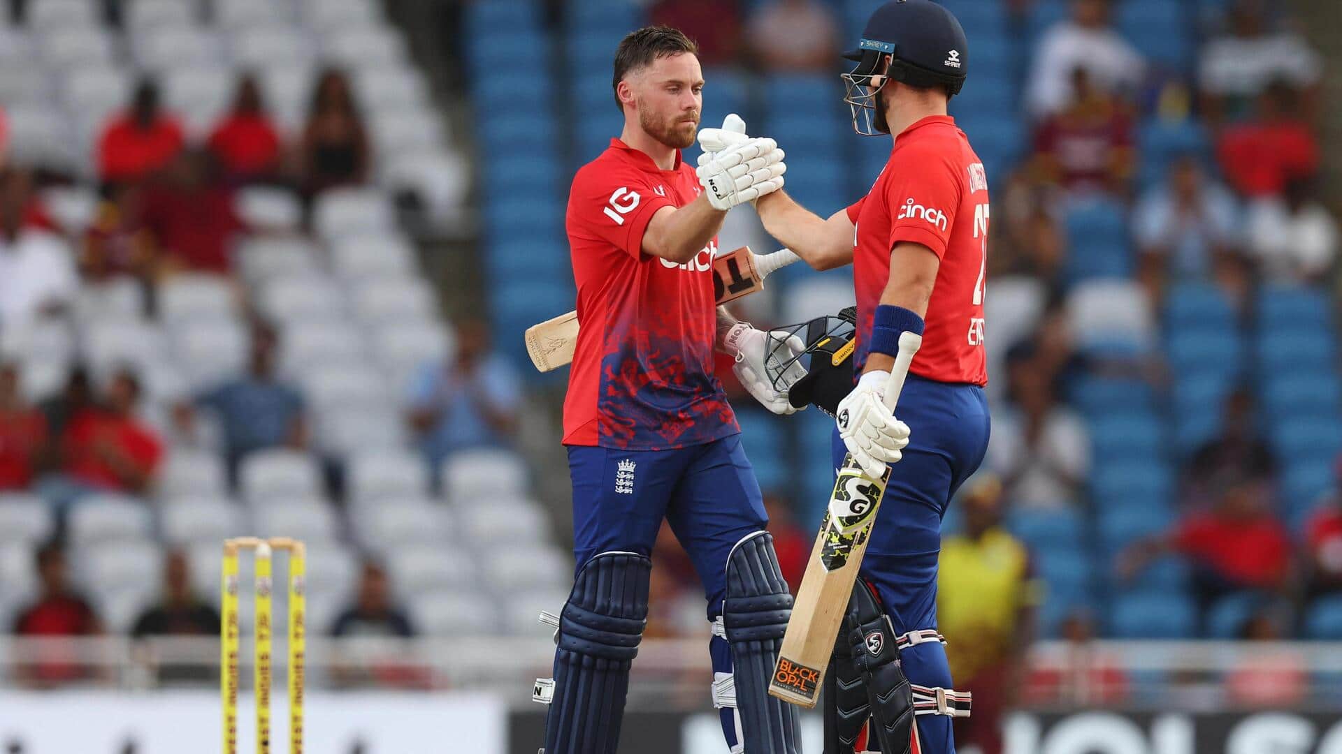 Salt's second successive T20I hundred powers England to record total