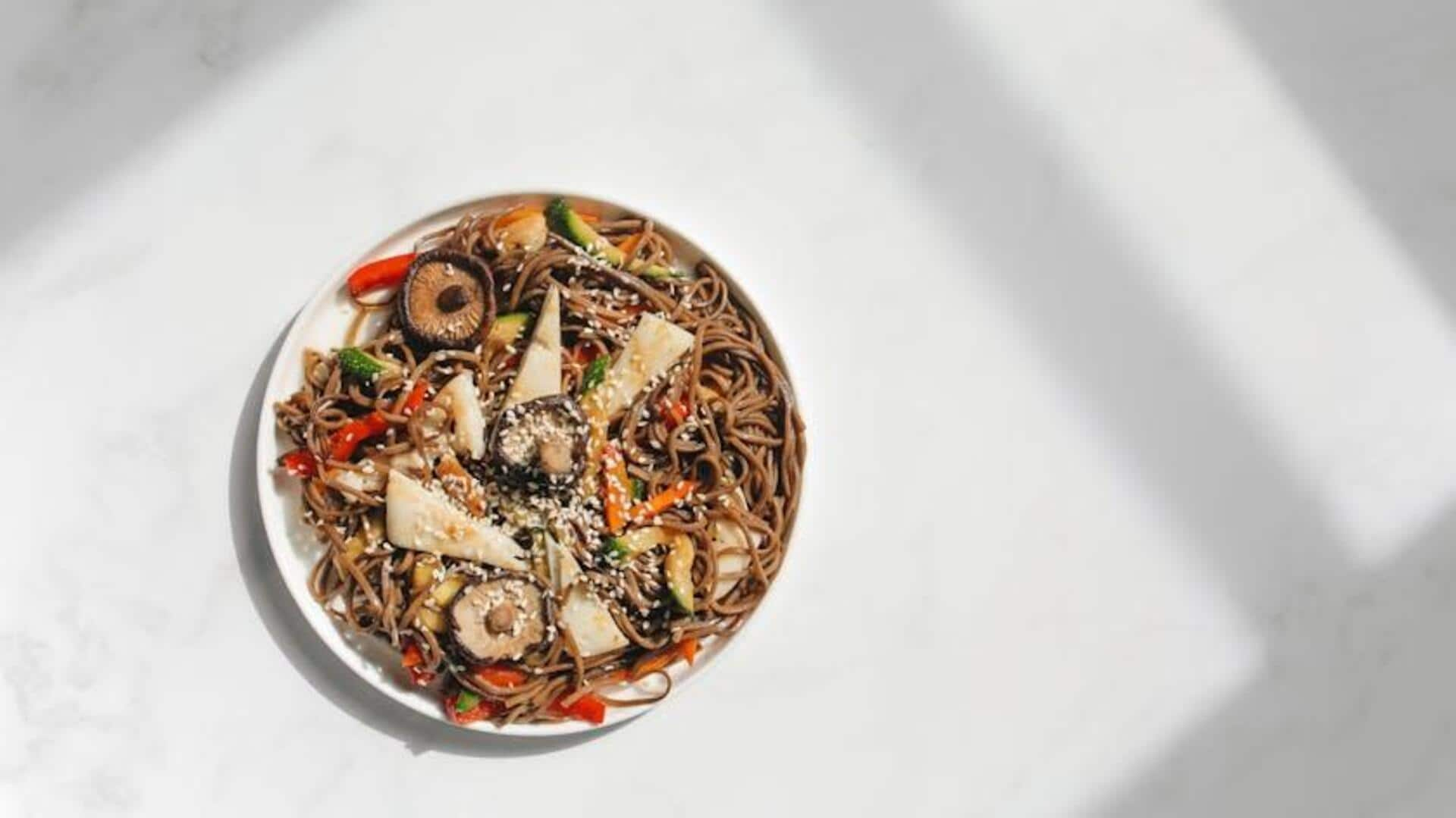 Refer to this Japanese vegetarian soba noodle bowl recipe