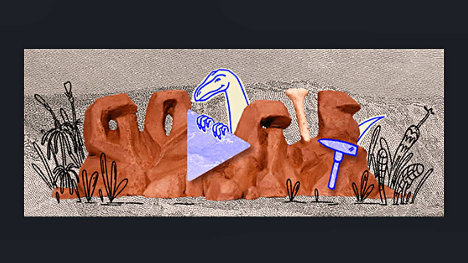 Google Doodle honors Staurikosaurus, an early dinosaur discovery