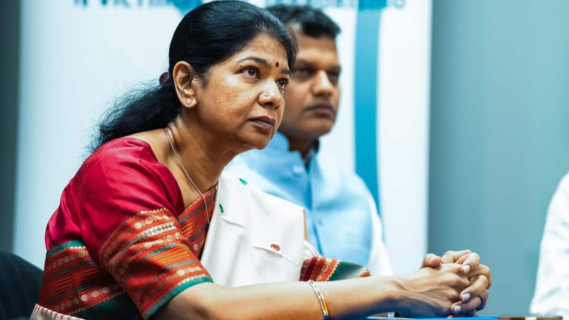 Kanimozhi asked about India's national language; her response was awesome Kanimozhi asked about India's national language; her response was awesome