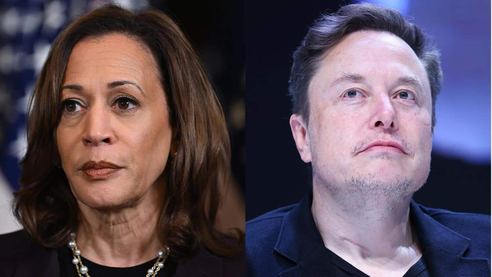 After Trump, Musk invites Kamala Harris for interview on X