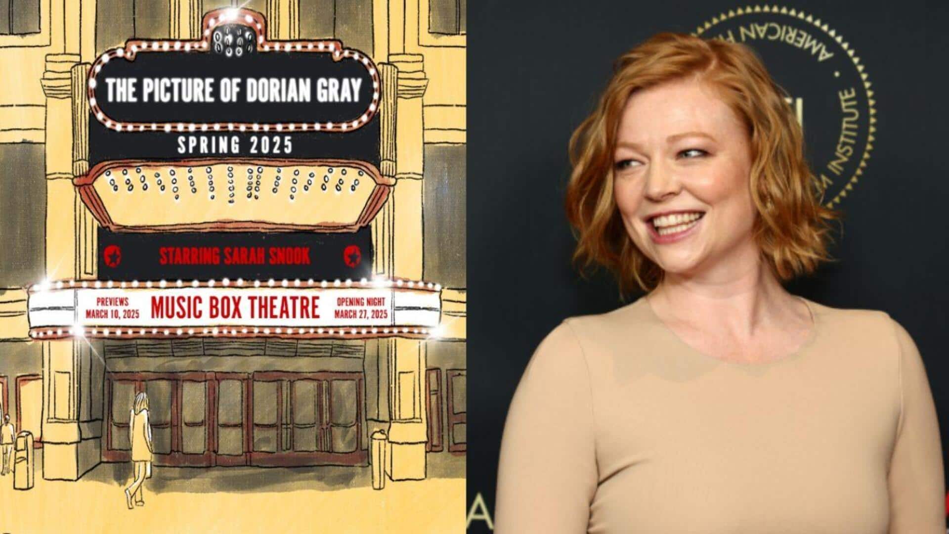 Sarah Snook plays 26 roles in Broadway's 'Dorian Gray' Sarah Snook plays 26 roles in Broadway's 'Dorian Gray'
