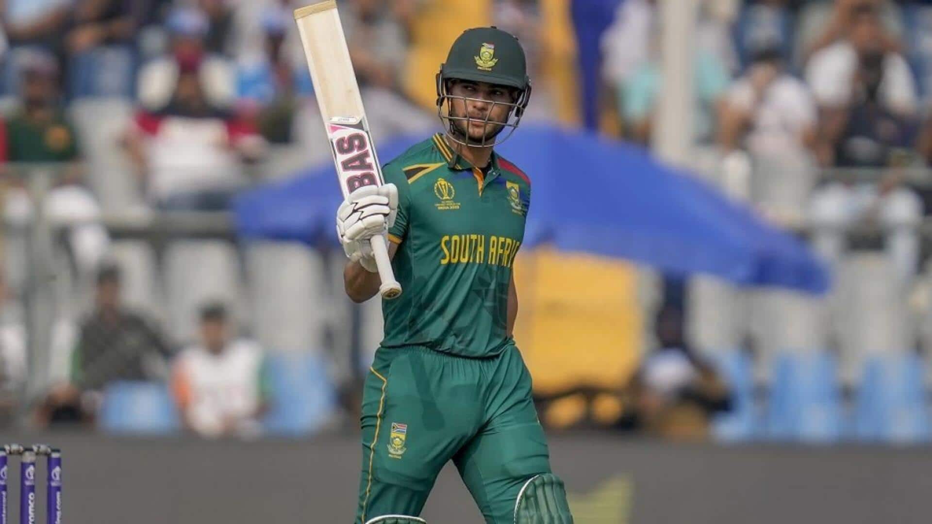 Reeza Hendricks slams his 18th T20I half-century: Key stats