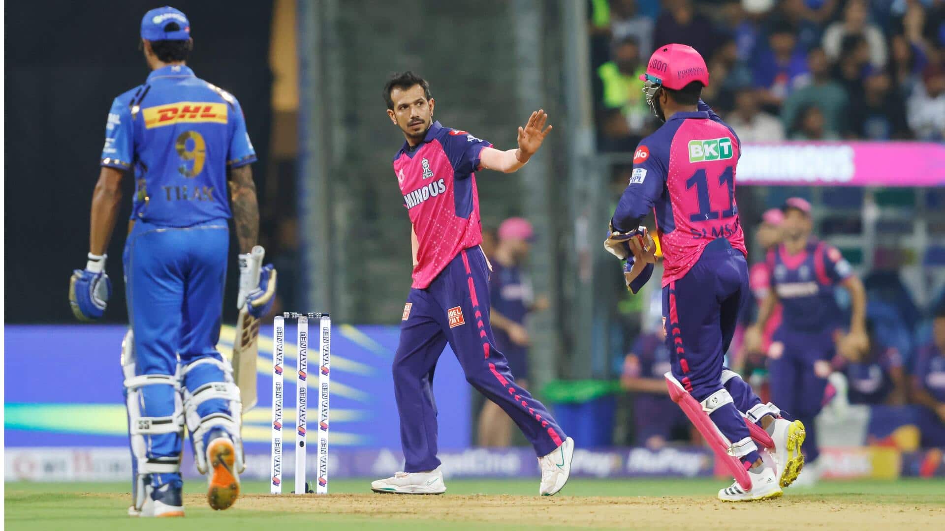 Yuzvendra Chahal becomes second-highest wicket-taker against MI, attains these feats