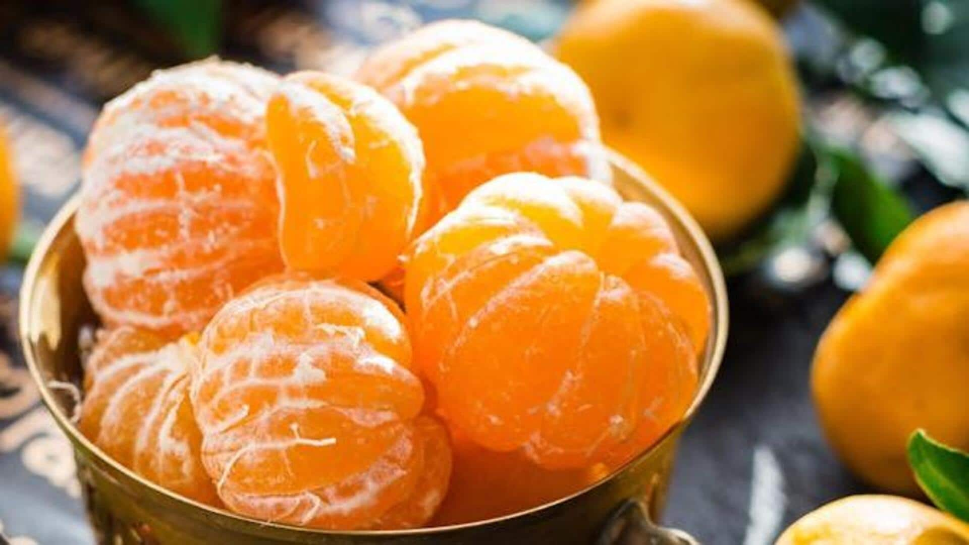 Scrumptious sweet creations with juicy oranges