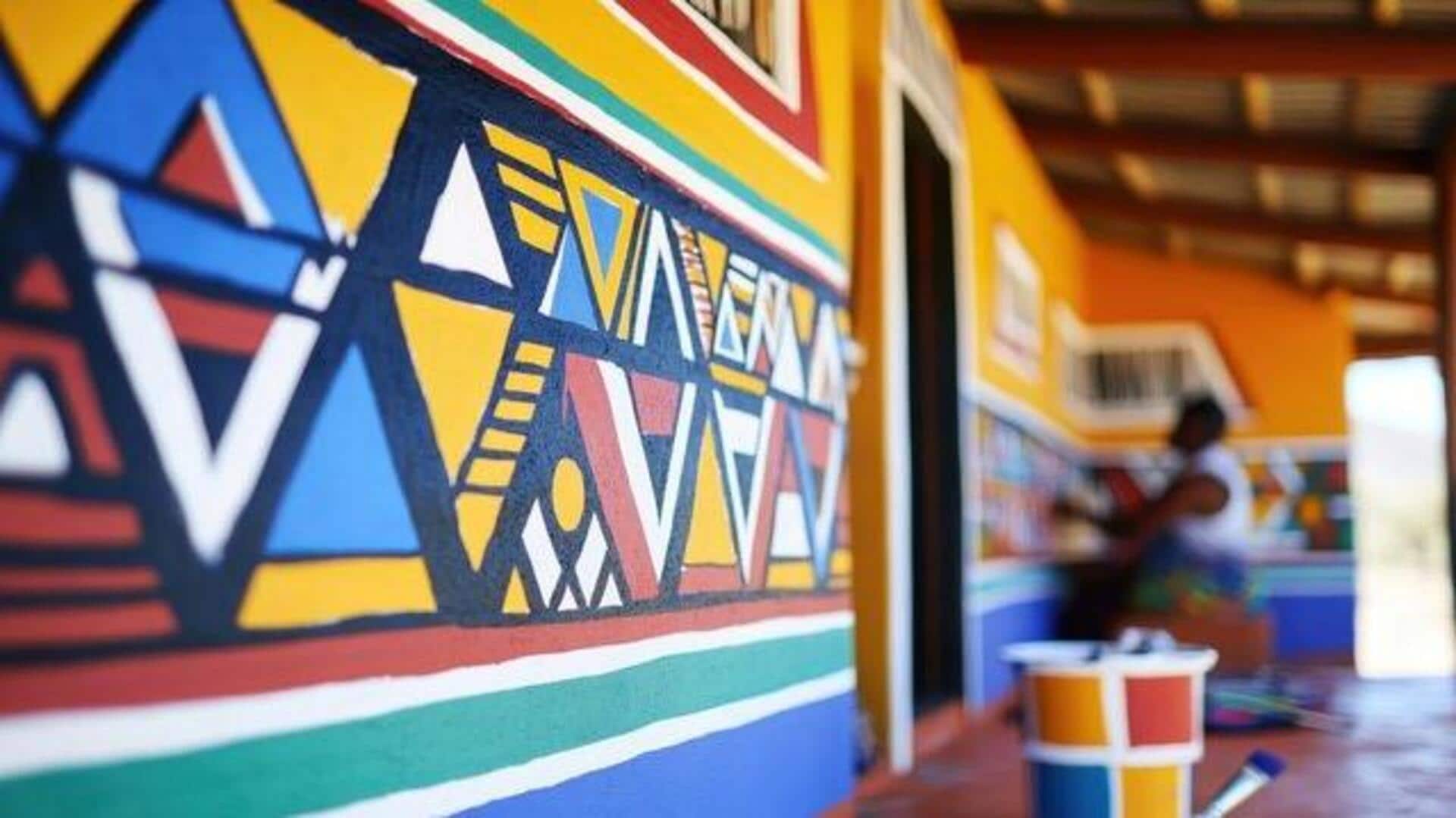 Transform your interiors with Ndebele art
