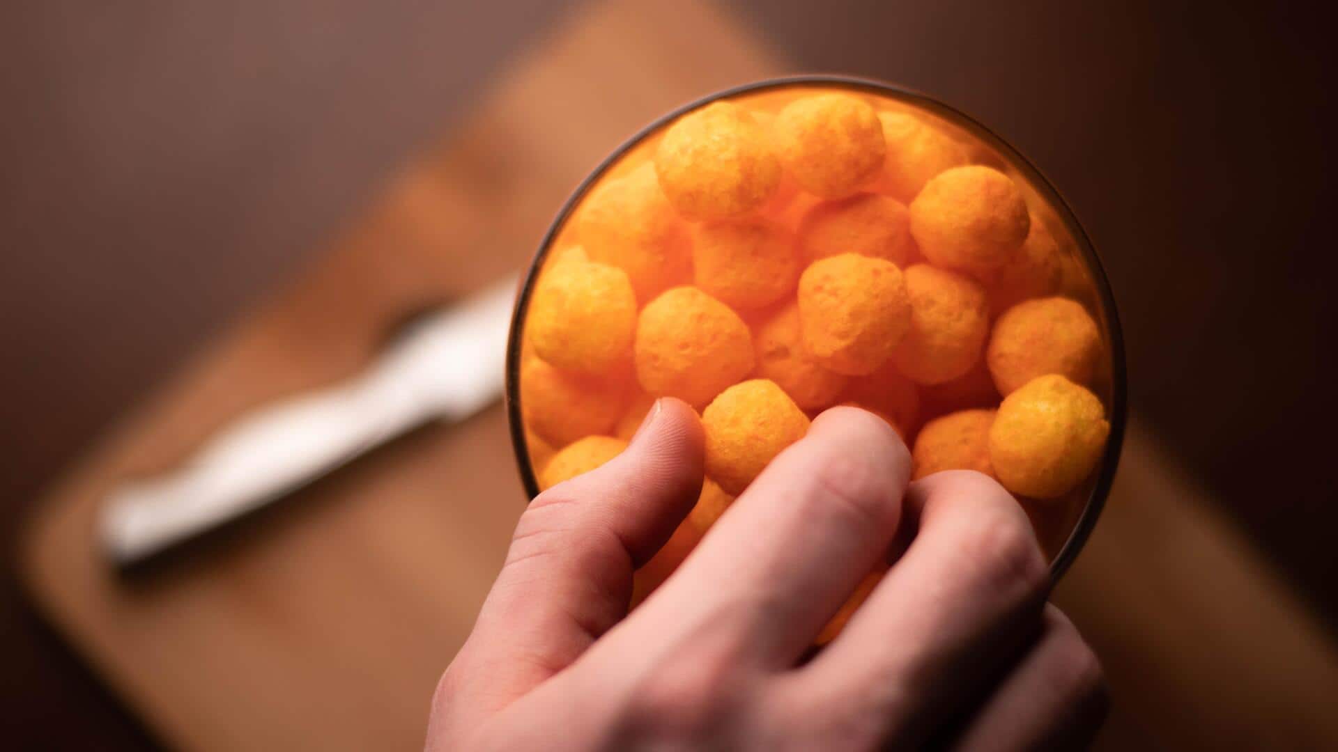 Swap cheese puffs with crunchy jicama sticks