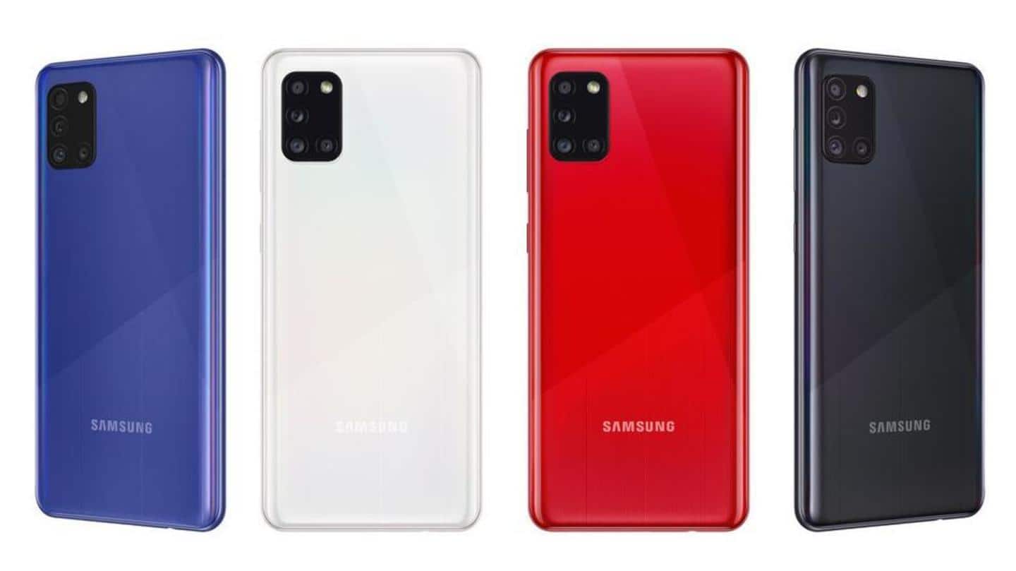 Samsung rolls out Android 11 update for Galaxy A31 handset