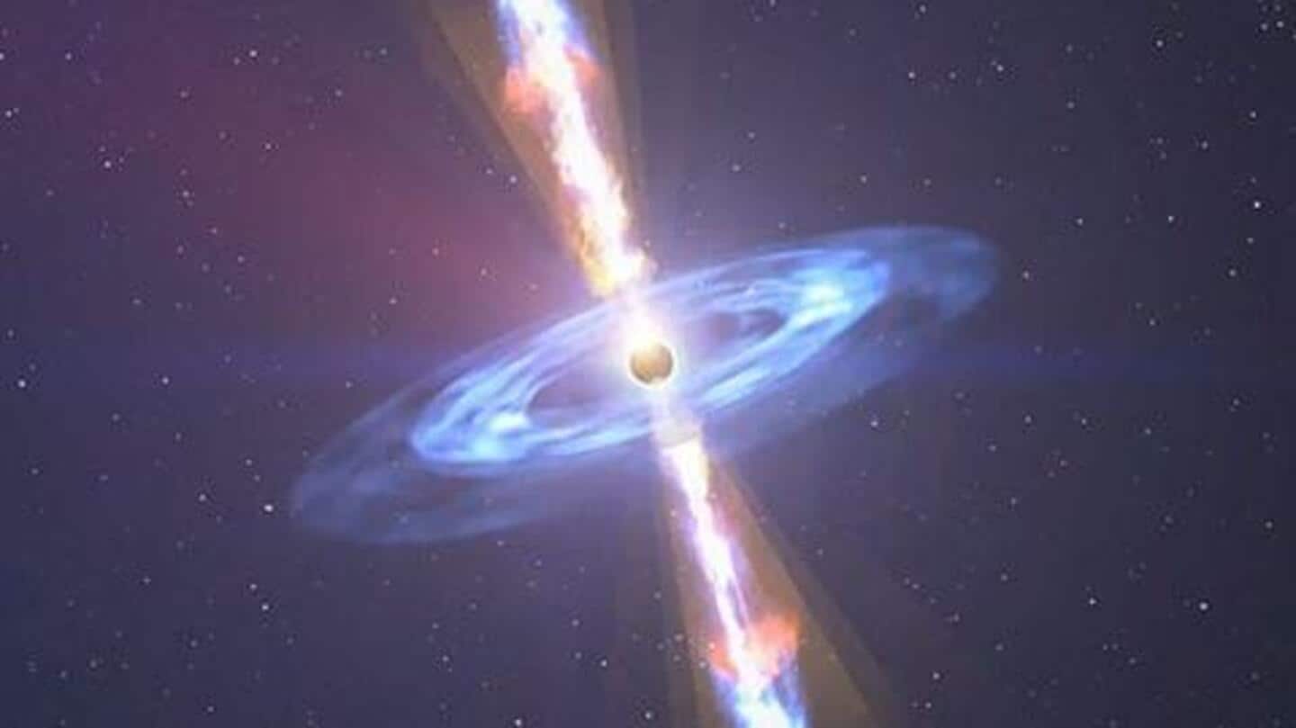Supermassive black hole violently disrupts star; releases extraordinarily luminous jet