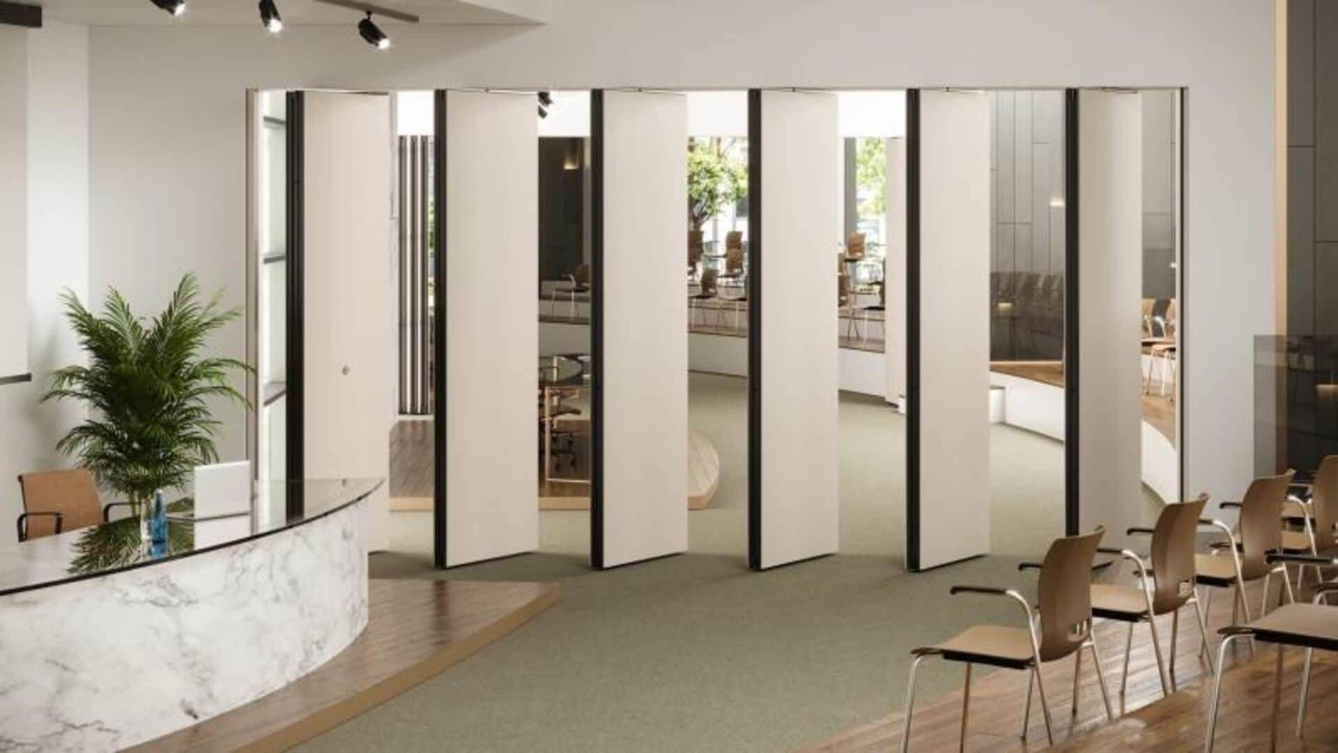 Redefine your space with smart movable partitions Redefine your space with smart movable partitions