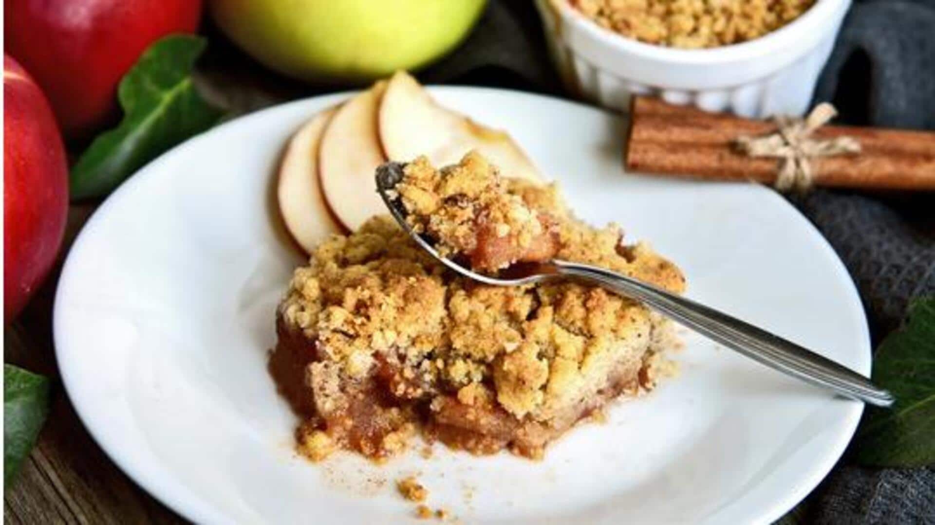 Whip up this apple cinnamon crisp in minutes 