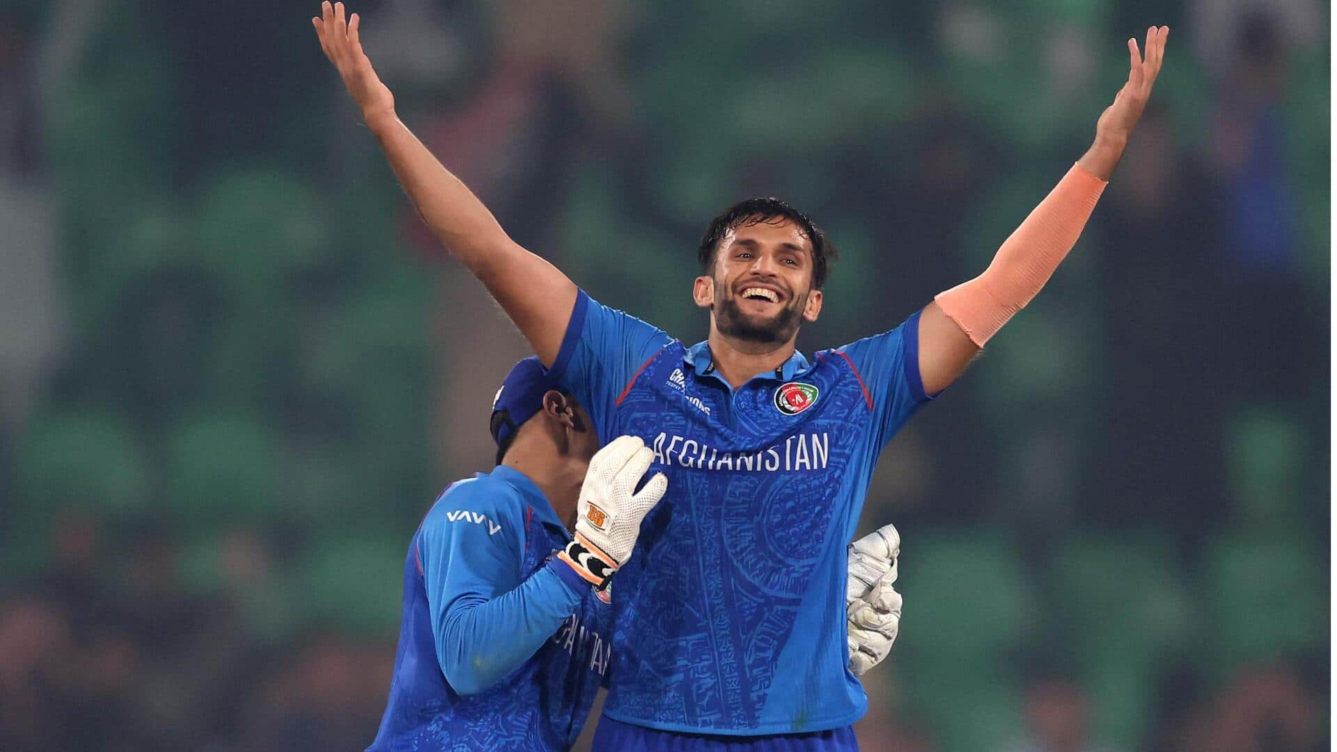 Presenting best figures for Afghanistan in ICC ODI tournaments