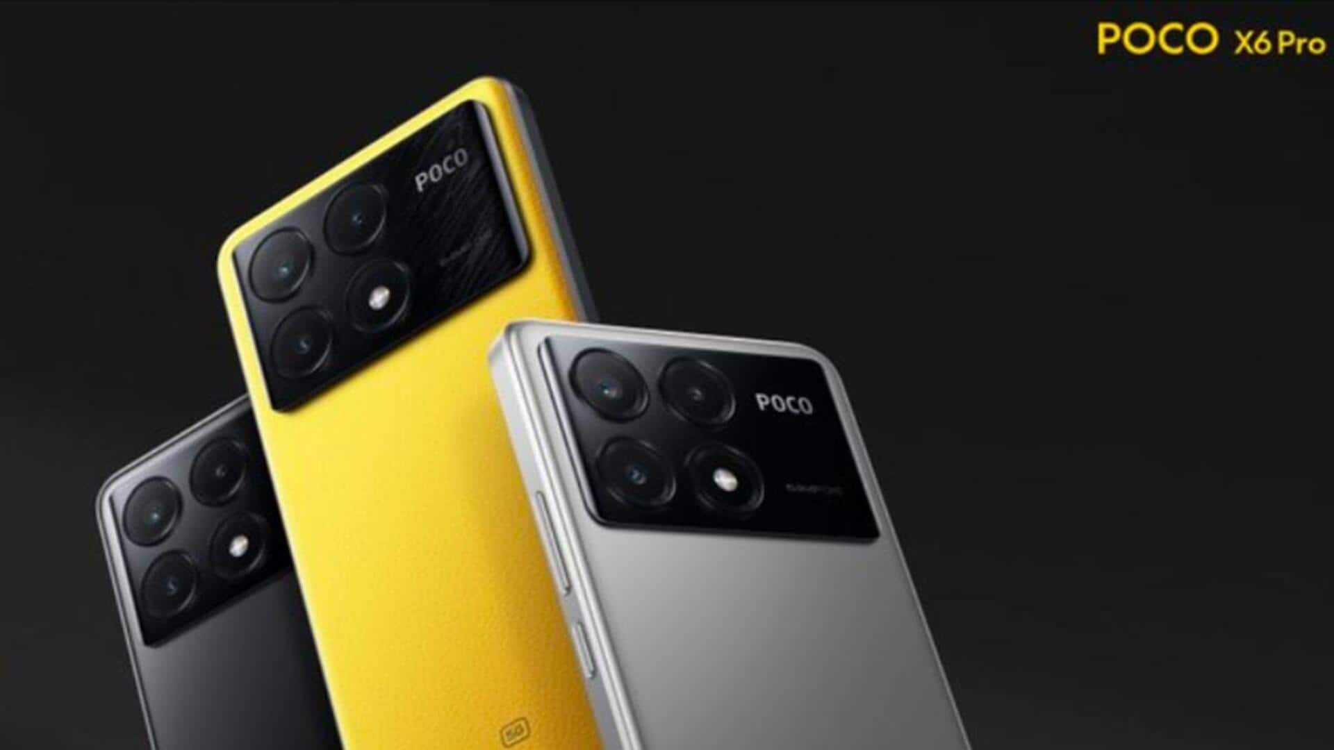 POCO launches X6 and X6 Pro smartphones in India
