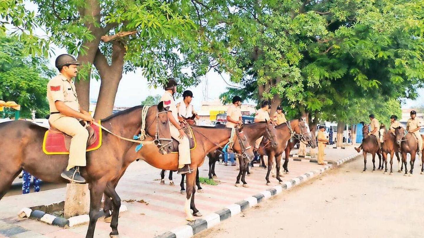 Security beefed up in Karnal; mobile internet shut Security beefed up in Karnal; mobile internet shut
