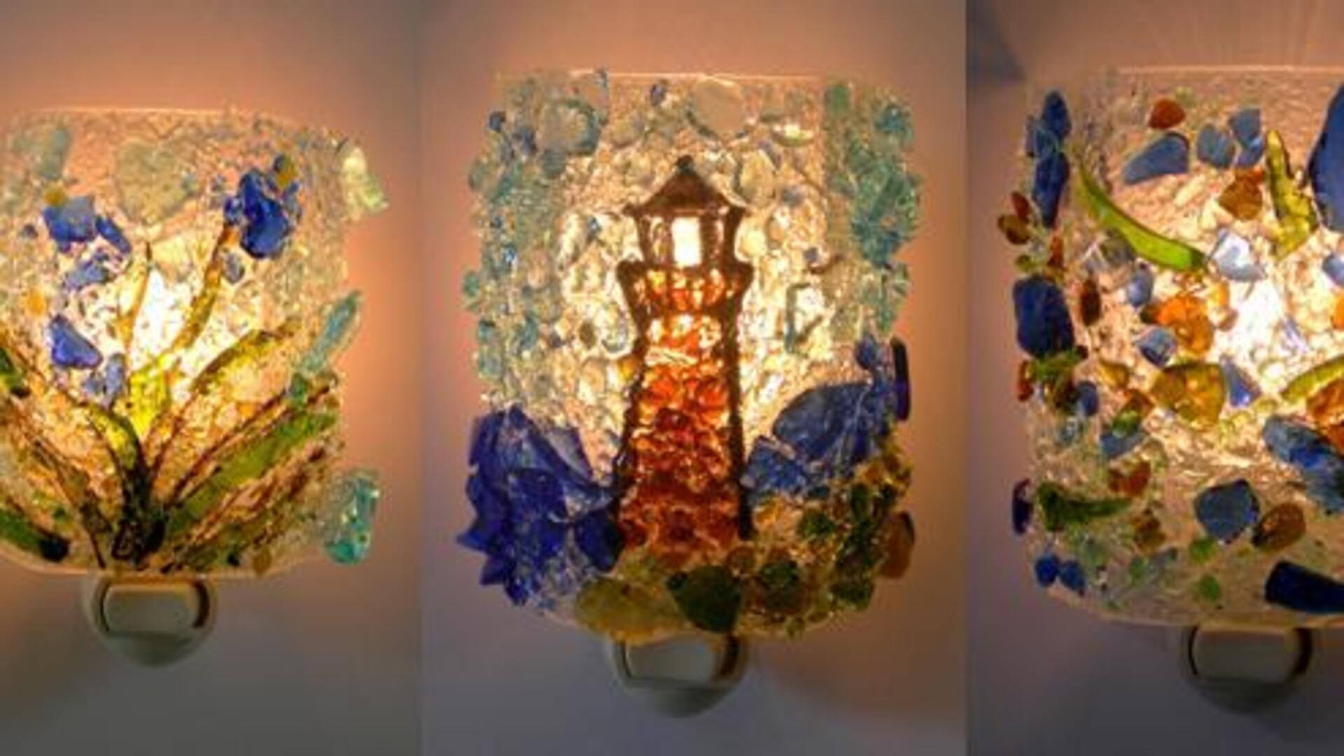 Crafting harmony with recycled glass artistry