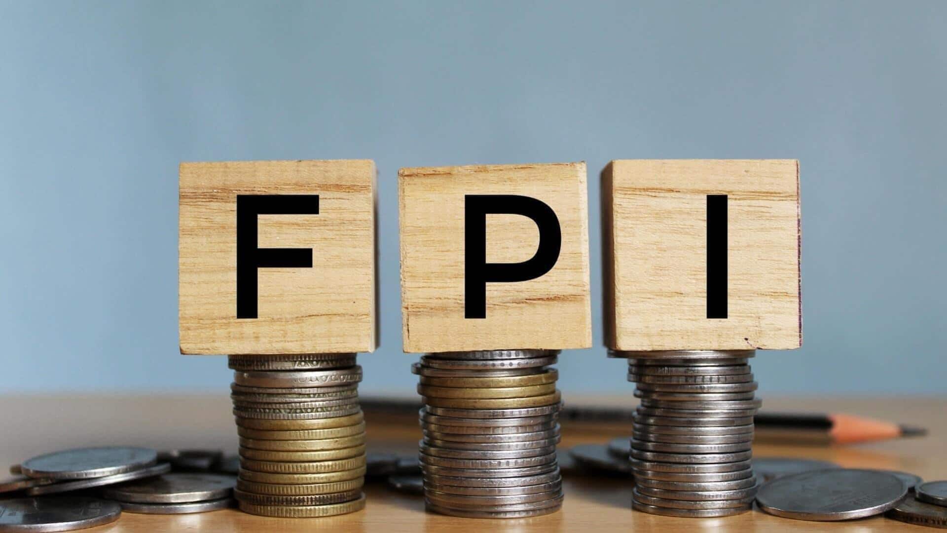 FPIs invest almost ₹4,800cr in Indian equities this week