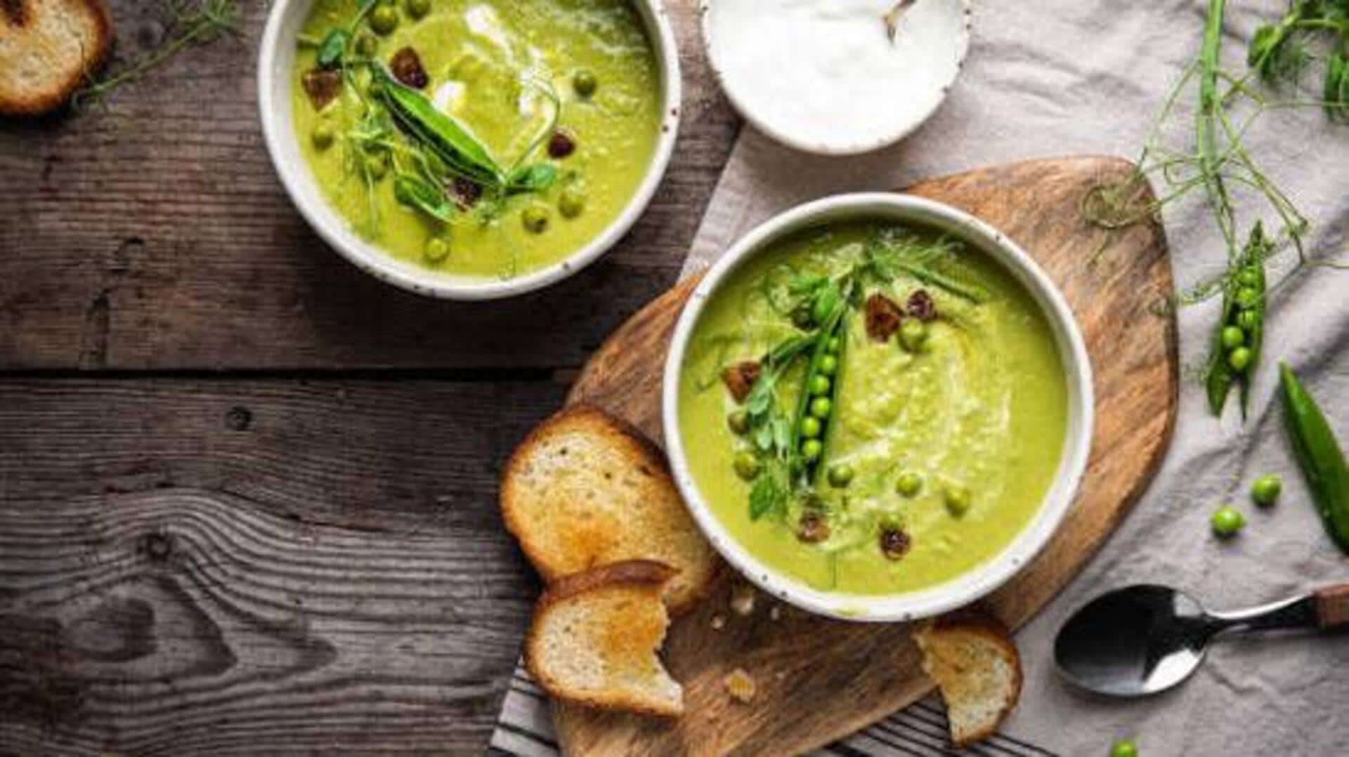 Pair peas with mint for a refreshing flavor 