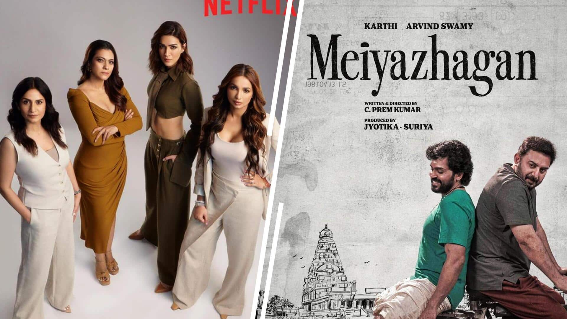 'Do Patti' to 'Meiyazhagan': Unmissable OTT releases this week