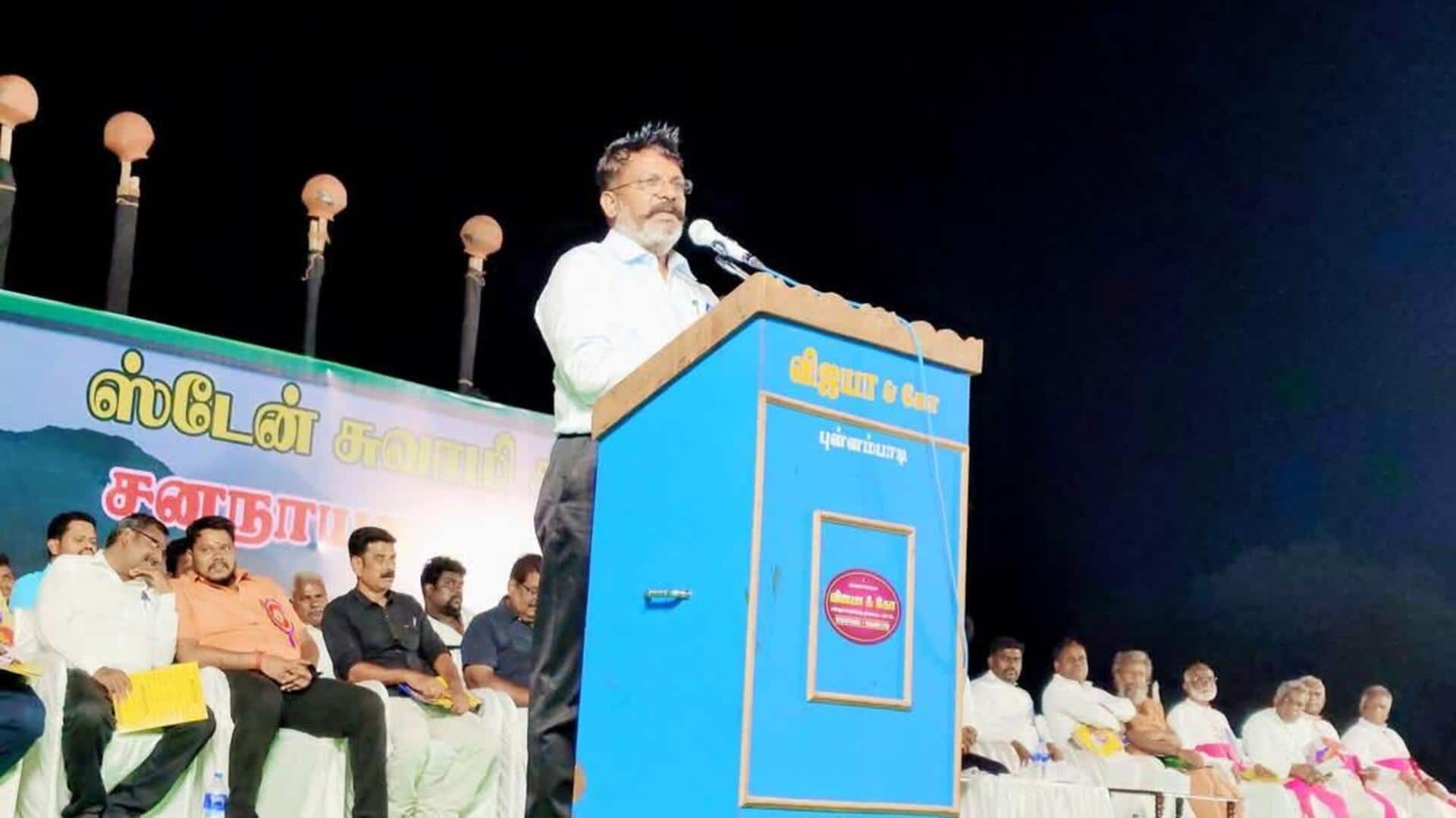 DMK's regional ally leader apologizes after calling same-sex love 'perversion' DMK's regional ally leader apologizes after calling same-sex love 'perversion'