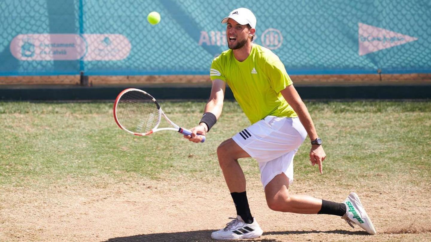 Thiem will wear a wrist splint for five weeks Thiem will wear a wrist splint for five weeks