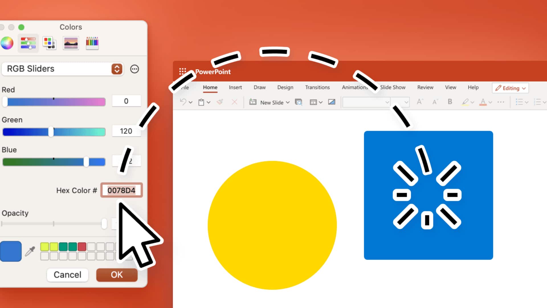 Color extraction using PowerPoint: Is it doable? 