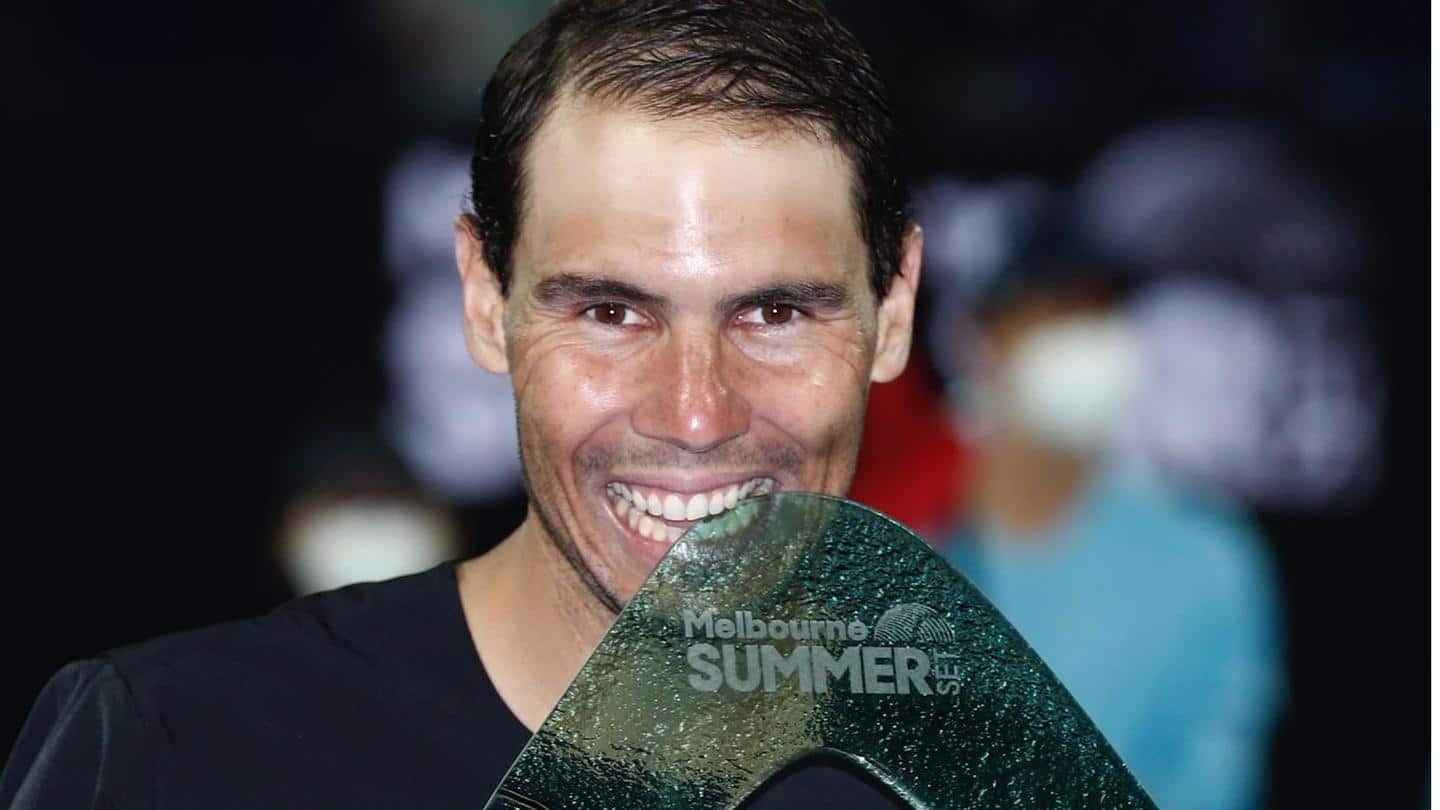 Rafael Nadal wins Melbourne Summer Set, clinches 89th ATP title
