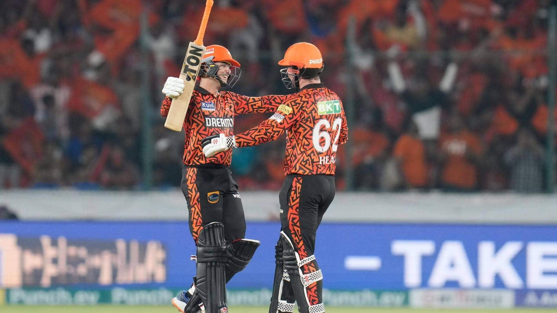 Revisiting Head, Abhishek's exploits for SRH in IPL 2024 