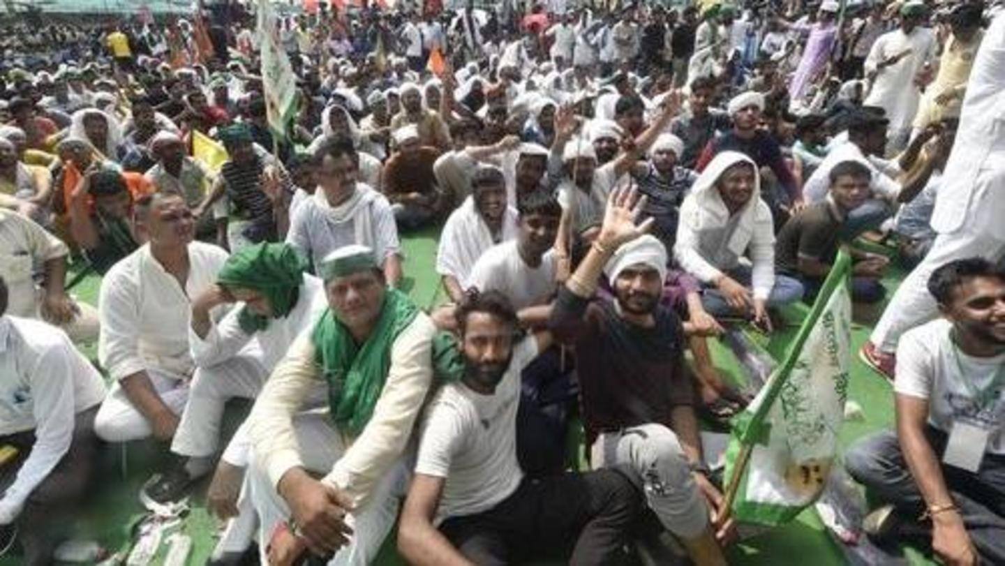 Earlier, farmers had held massive Mahapanchayat in UP Earlier, farmers had held massive Mahapanchayat in UP