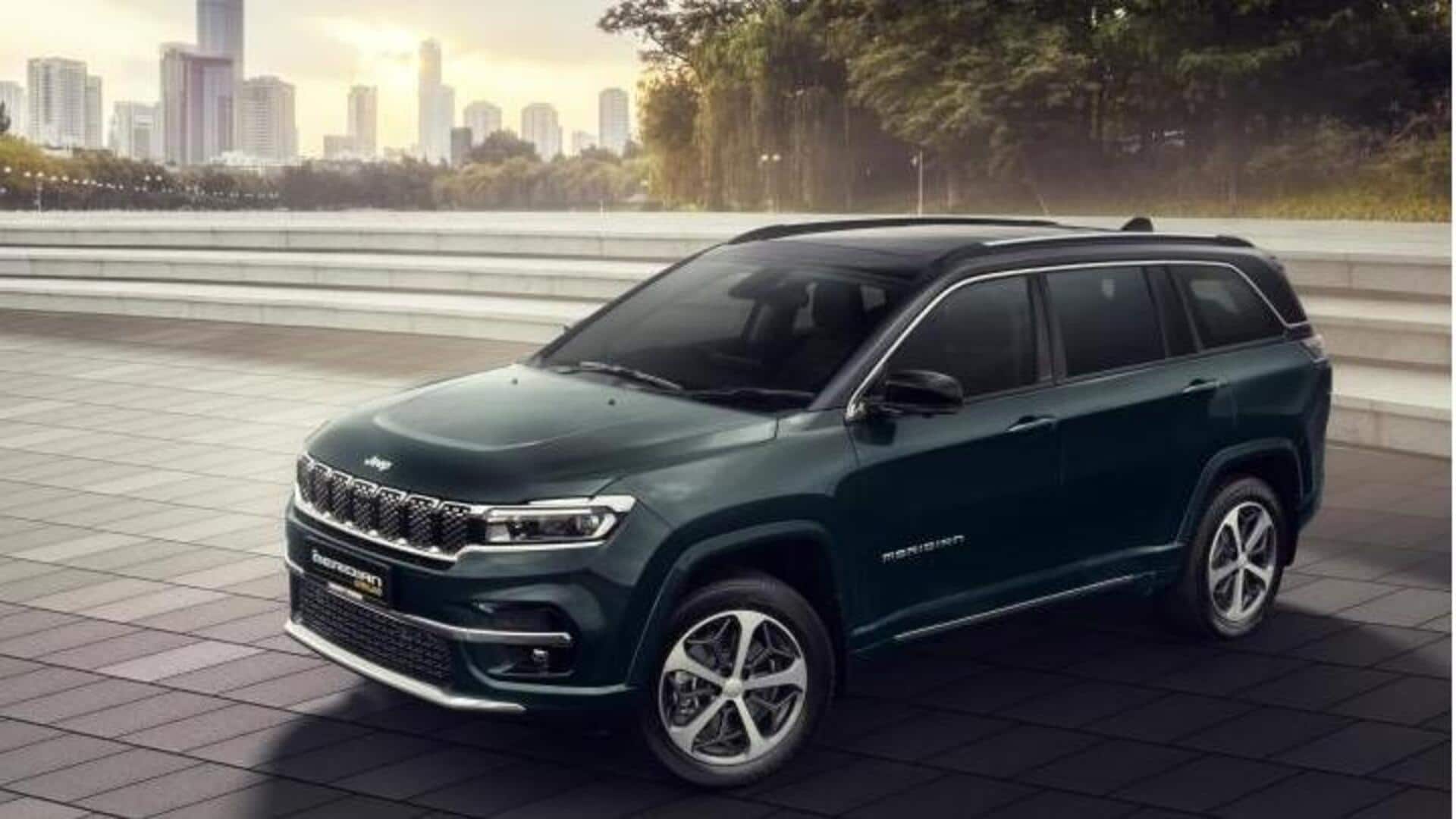 2026 Jeep Meridian SUV launched in India at ₹30L