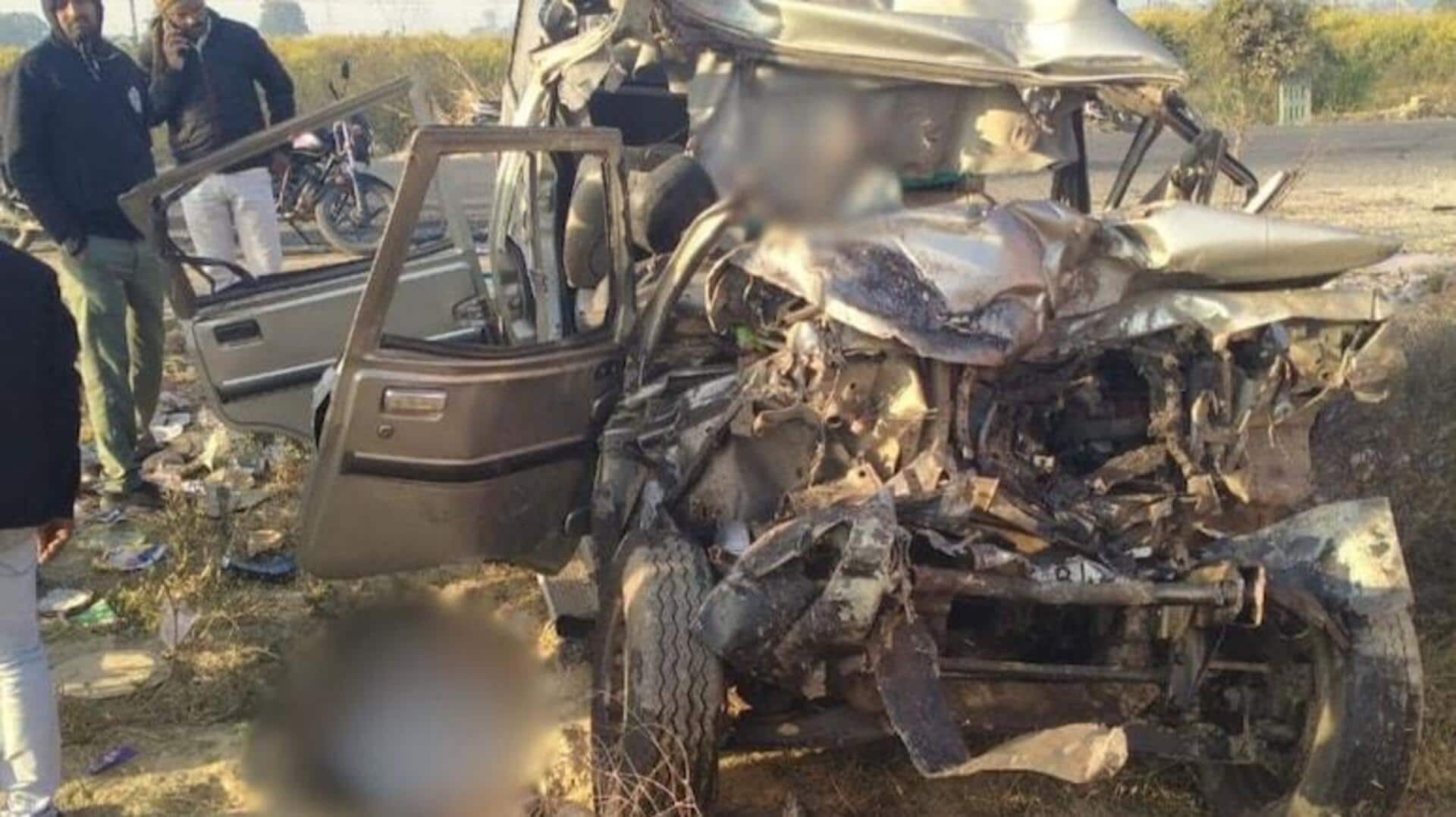 10 Kumbh devotees killed in Prayagraj-Mirzapur highway collision