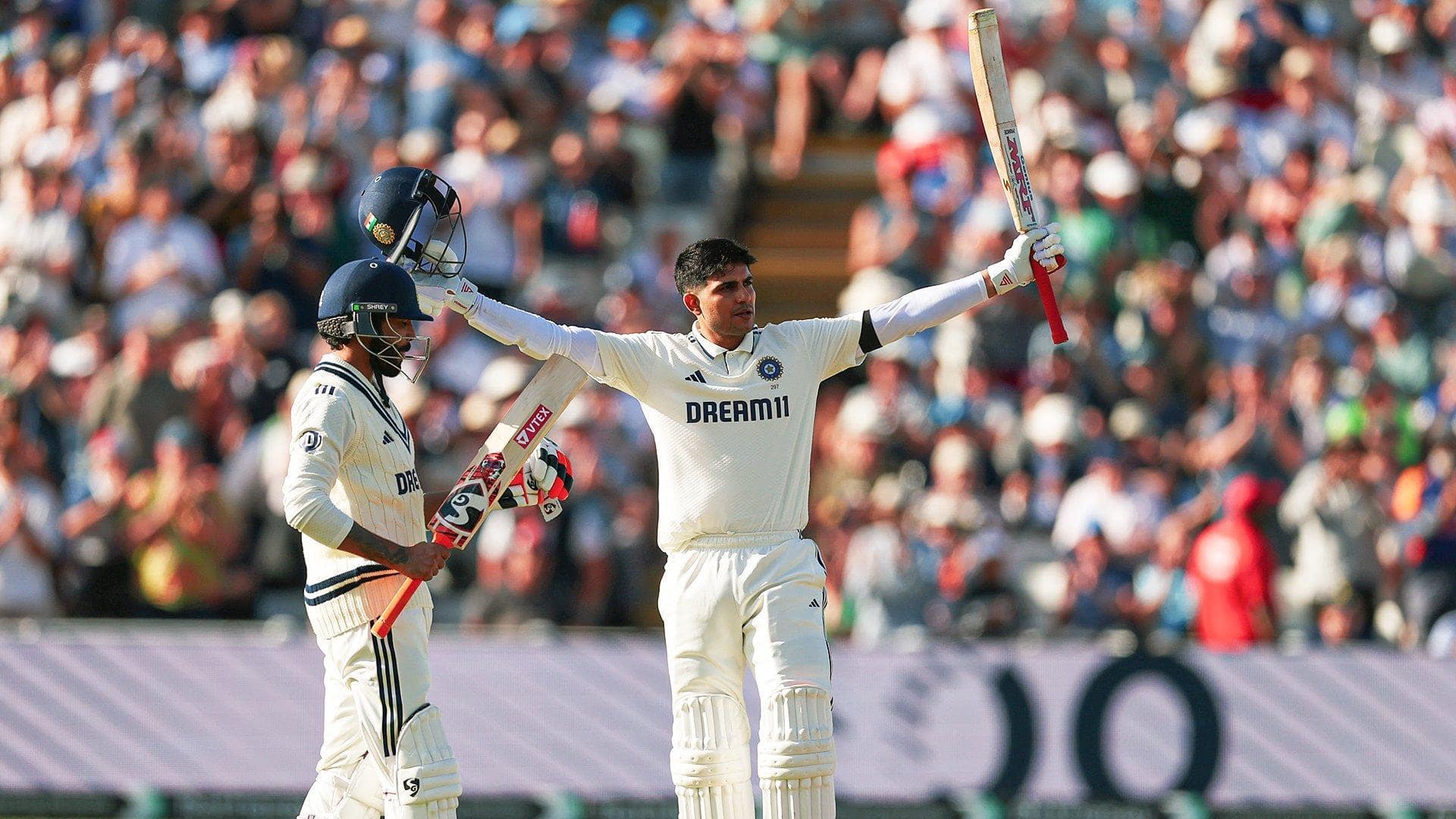 Indian batters with hundreds in three consecutive Tests vs England