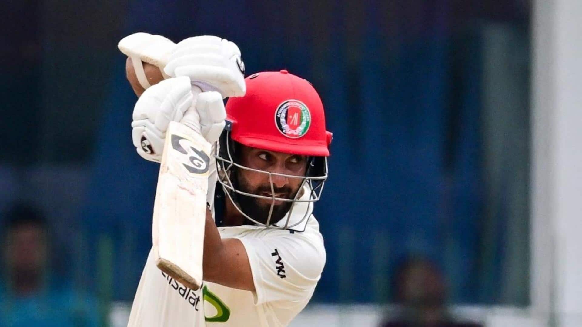 Hashmatullah Shahidi to lead Afghanistan in one-off India Test: Squad