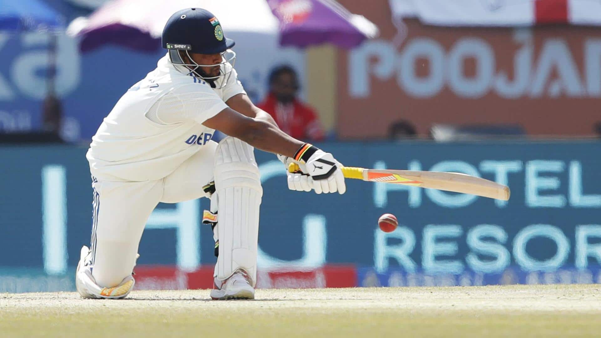 Sarfaraz Khan slams third fifty of debut Test series: Stats