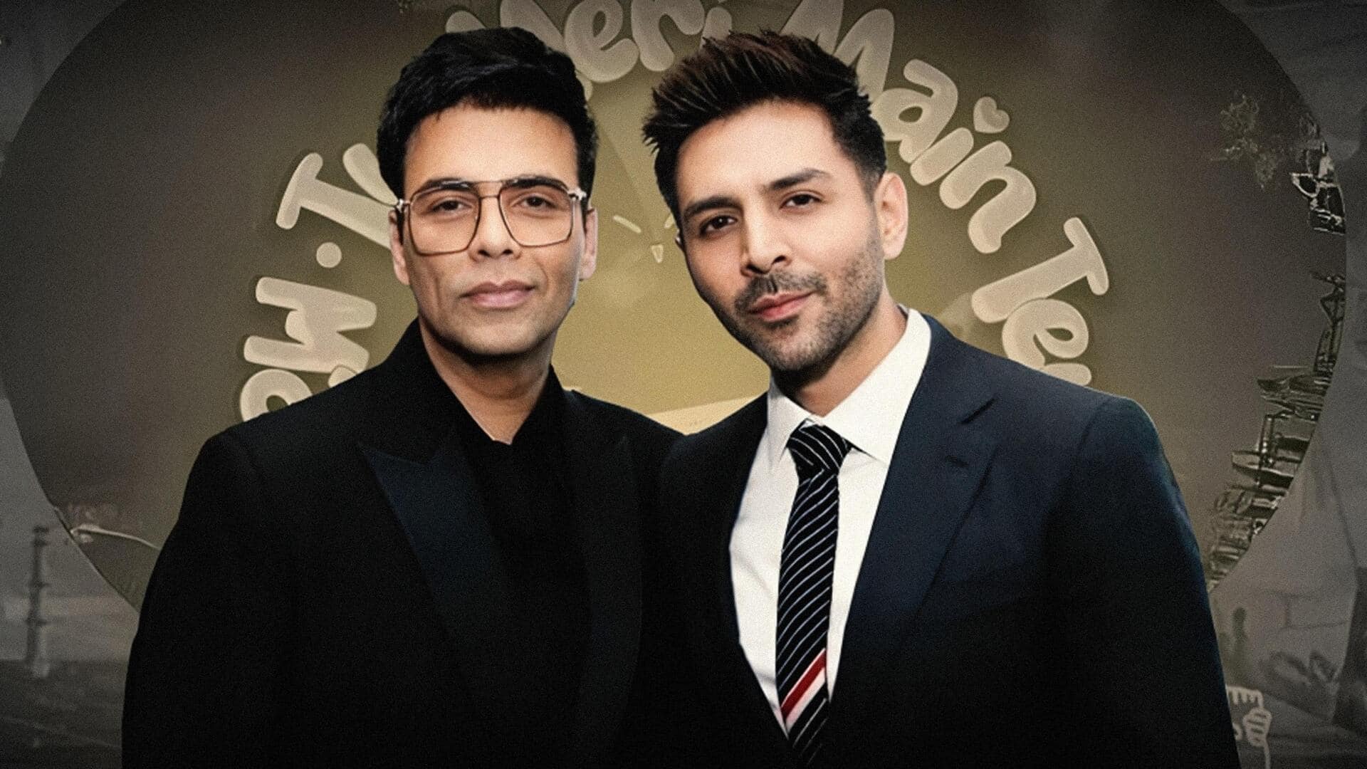 KJo and Kartik finally end war; announce rom-com 'Tu Meri...'