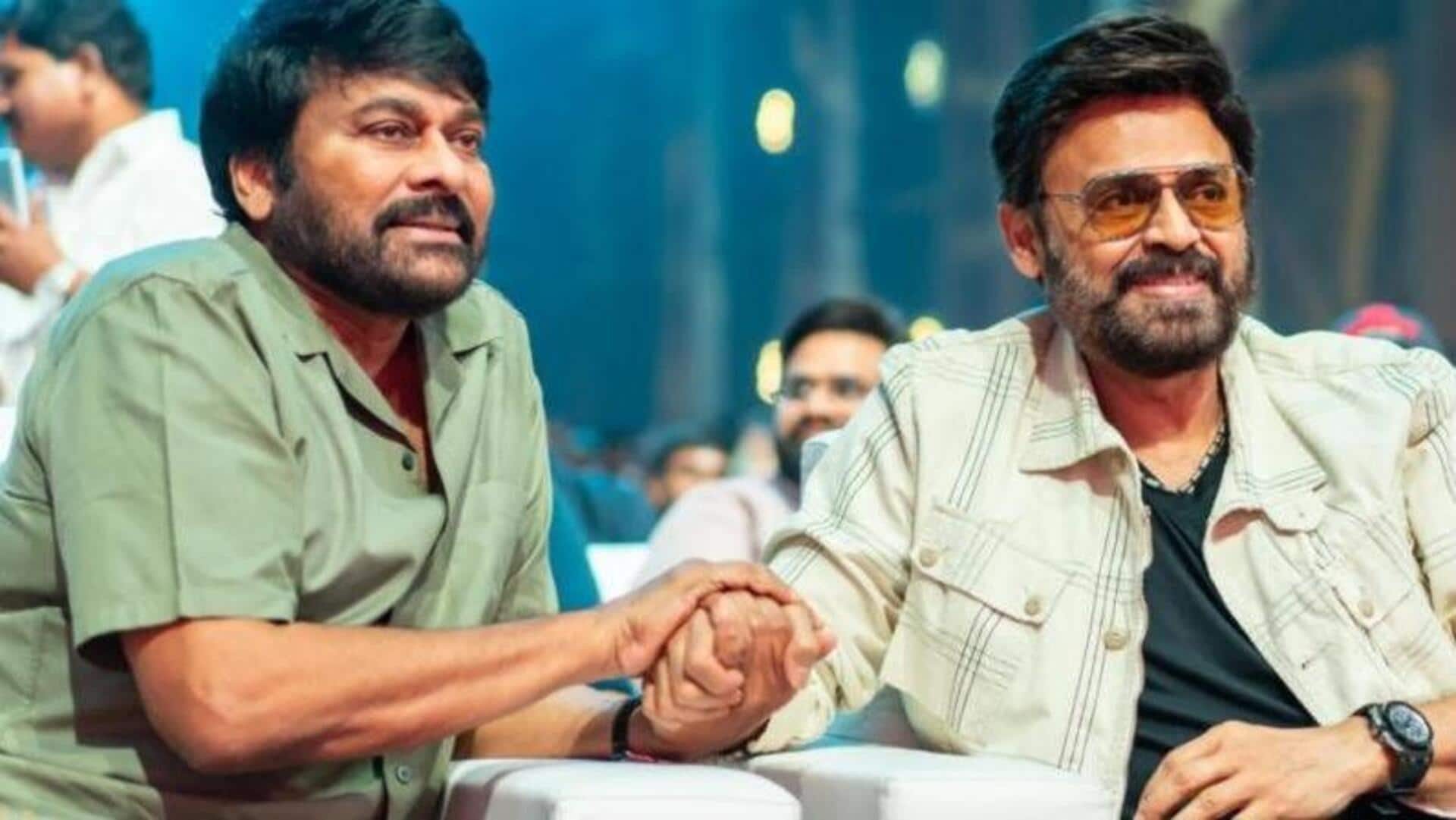 'Mana Shankara Vara Prasad Garu': Venkatesh, Chiranjeevi to share screen 'Mana Shankara Vara Prasad Garu': Venkatesh, Chiranjeevi to share screen