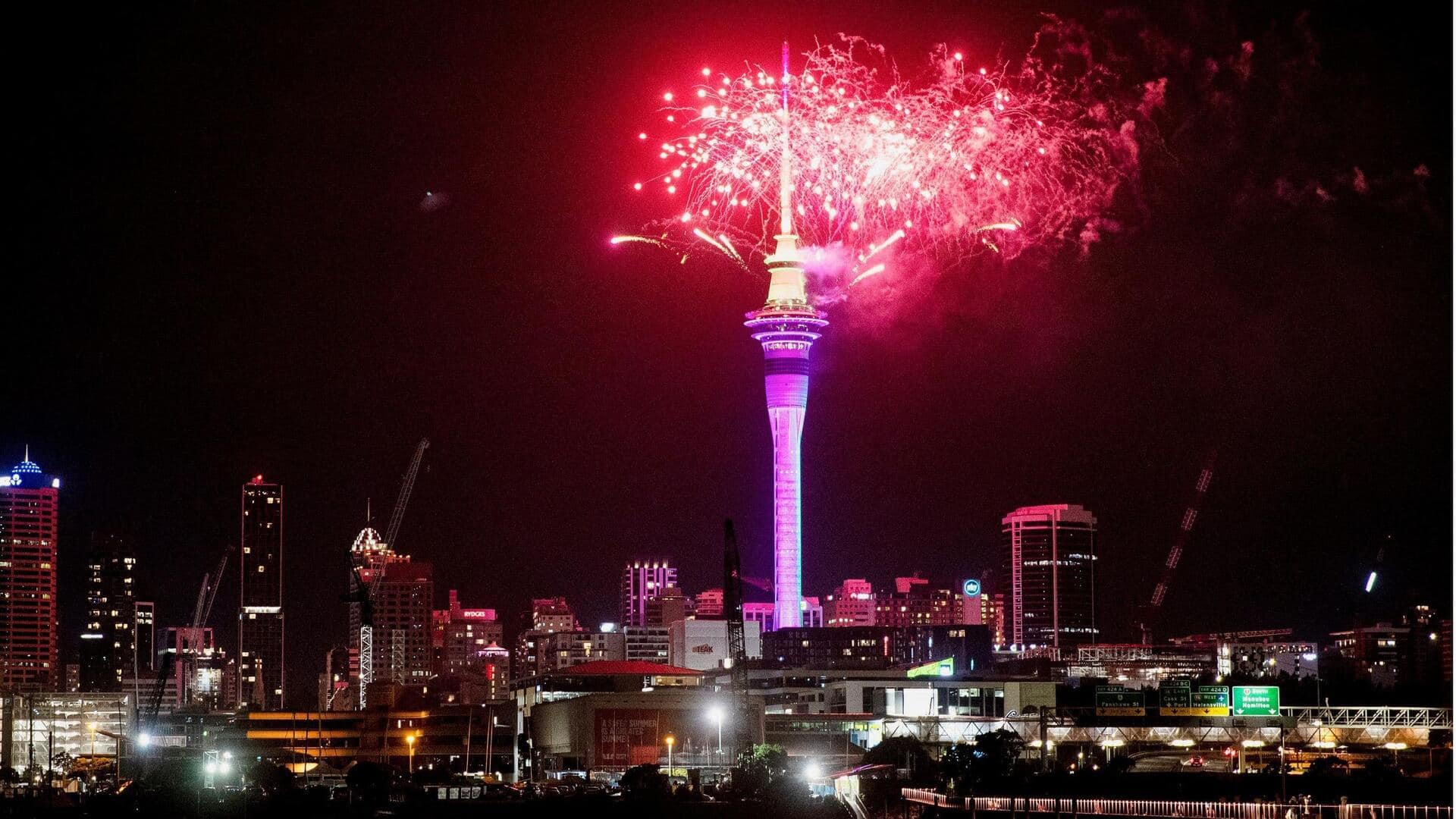 New Zealand welcomes 2026 with fireworks