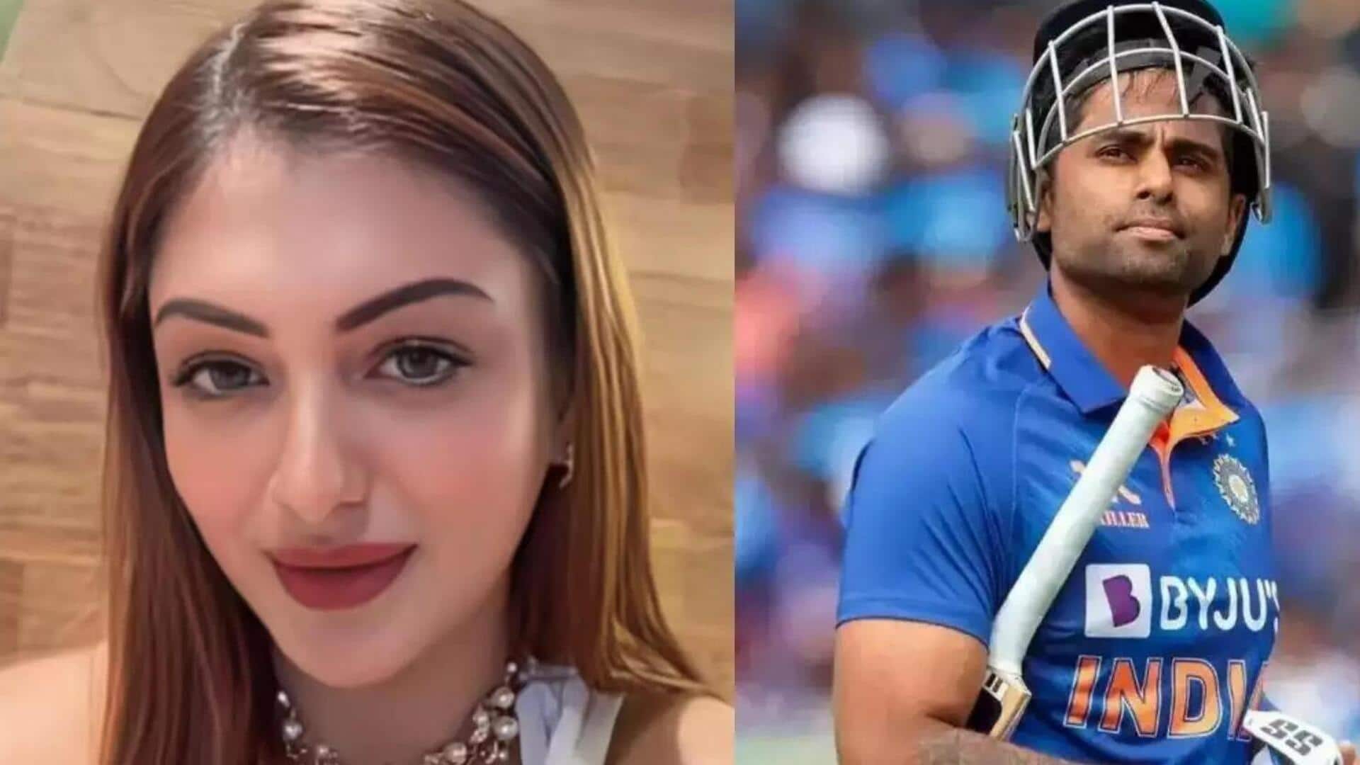 ₹100cr defamation suit against Khushi Mukherjee over Suryakumar Yadav comments