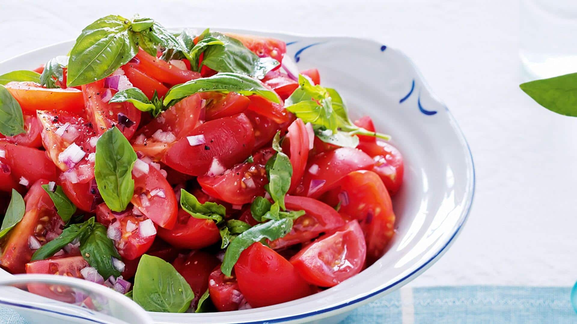 Take your dishes up by several notches with basil-tomato combo!