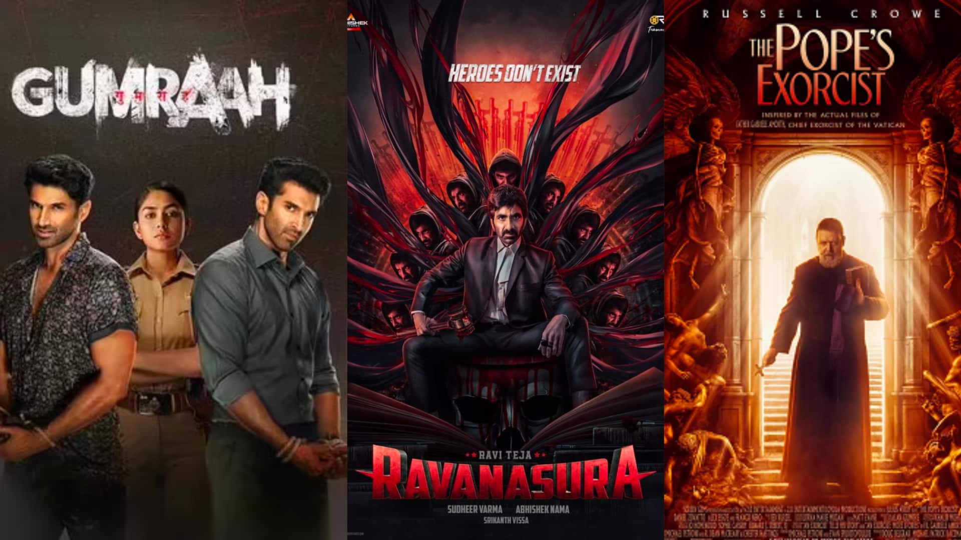'Gumraah,' 'Ravanasura': 5 new movies hitting theaters this Friday