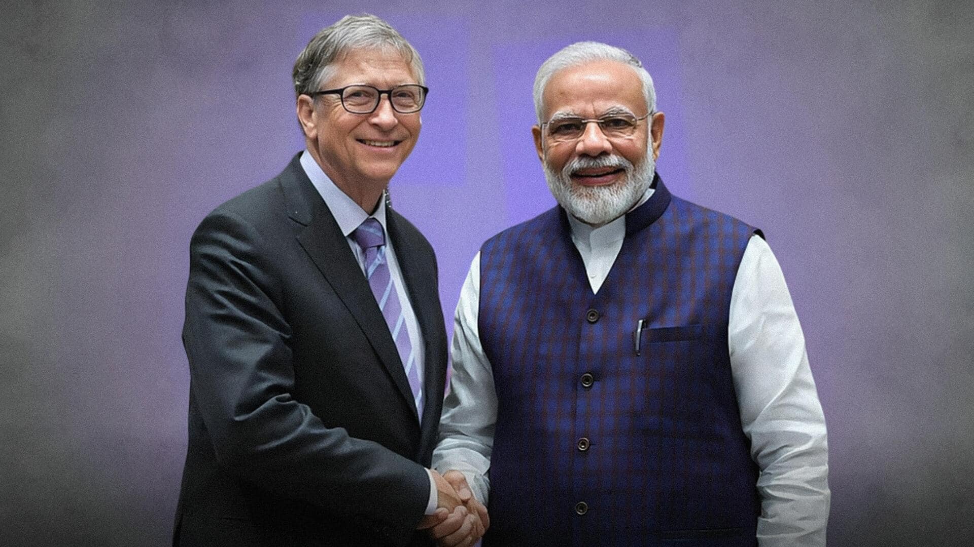 Modi-Bill Gates conversation: PM vows to bridge India's digital divide
