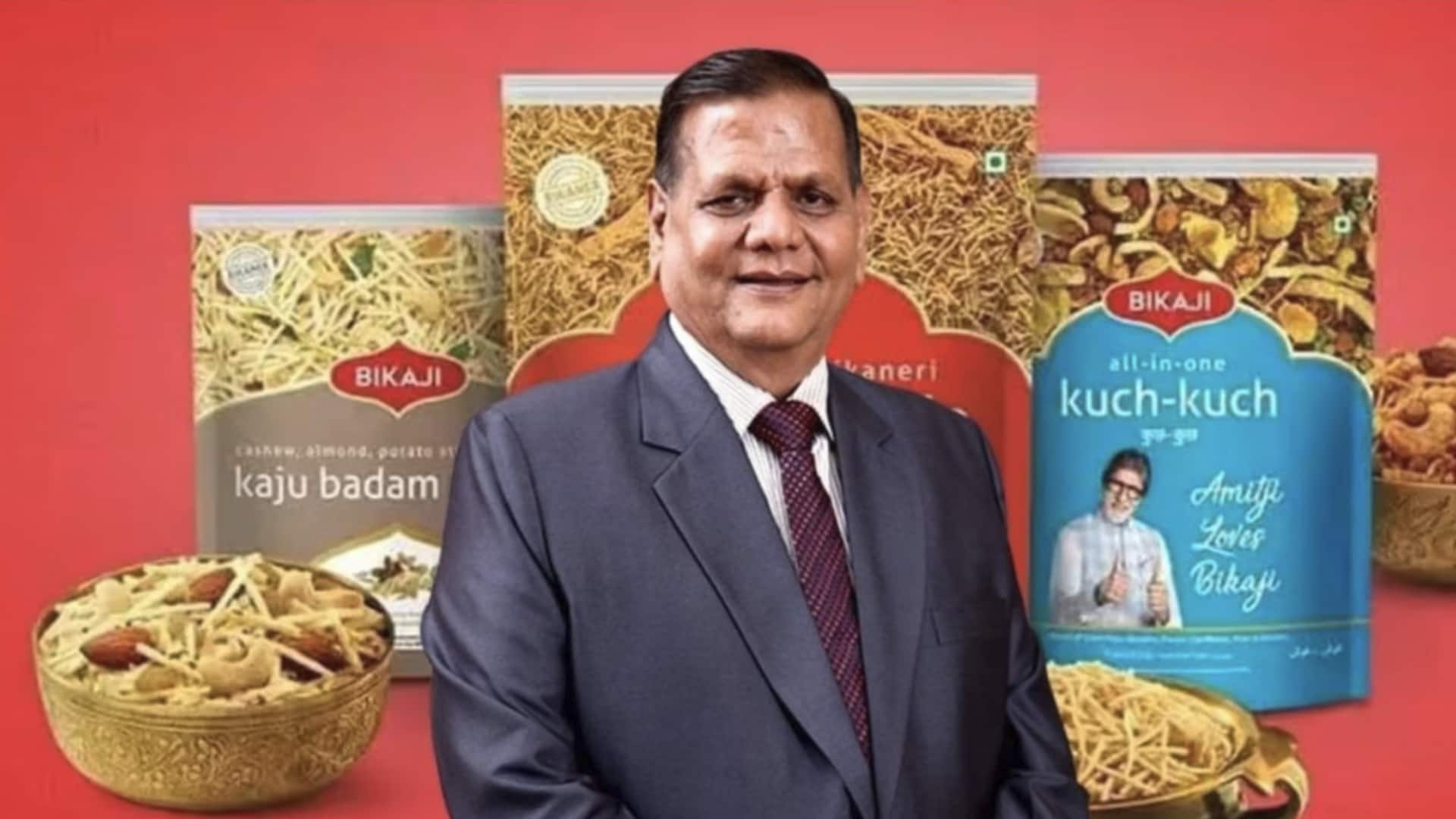 Bikaji founder Shiv Ratan Agarwal passes away at 74