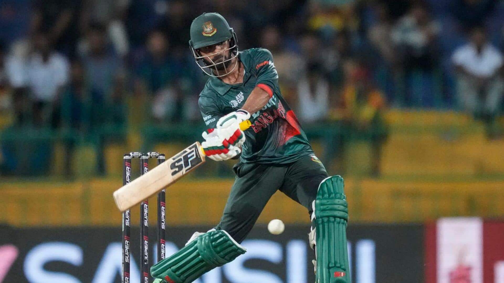 Towhid Hridoy shines vs Australia, completes 5,000 List A runs